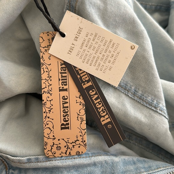 Small Blue Jean Jacket with Zipper - Picture 9 of 9